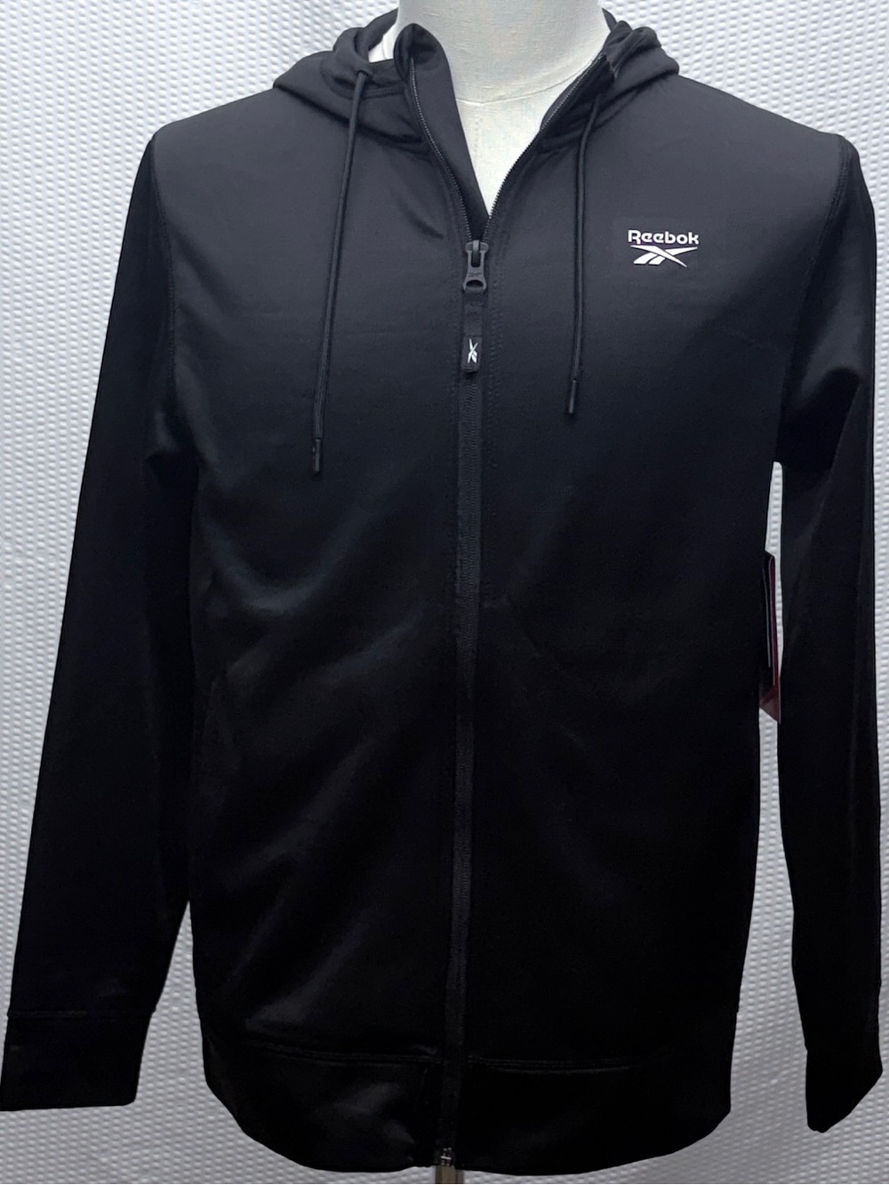 Reebok Dime Full Zip Hoodie Jacket Men’s S Black Athletic NWT REM243FH4